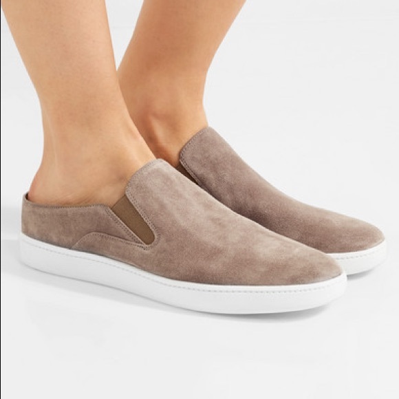 vince suede slip on sneakers